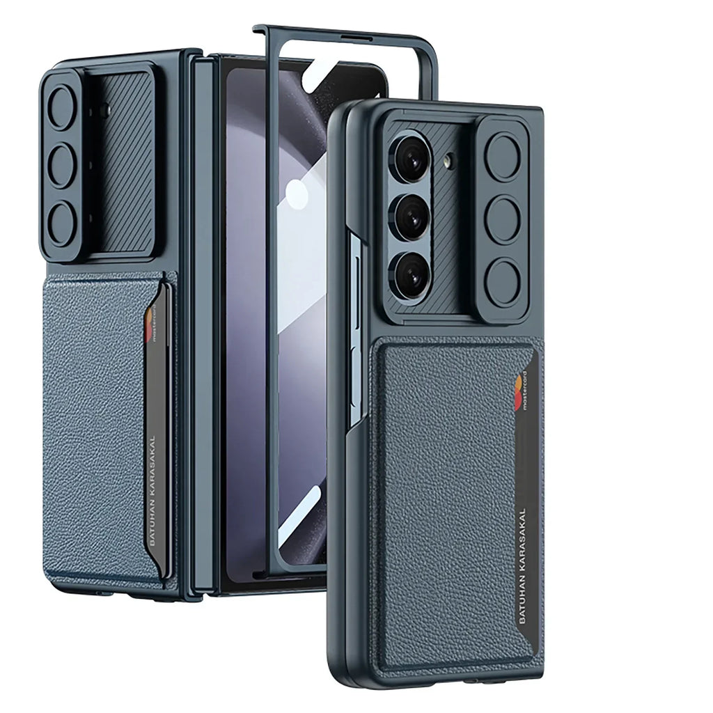 Ultra-Thin Card Holder Screen Protector Case For Samsung Z Fold 7/ 6 / 5