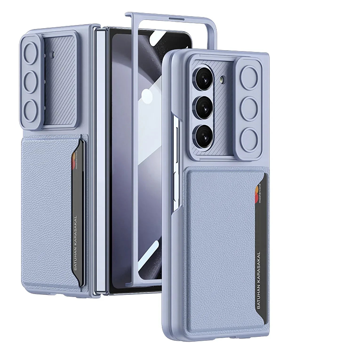 Ultra-Thin Card Holder Screen Protector Case For Samsung Z Fold 7/ 6 / 5