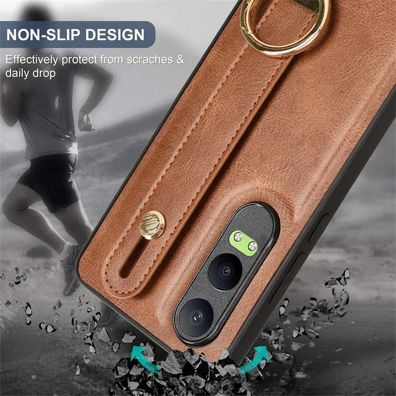 RingBand Shockproof Crossbody Lanyard leather For Samsung Z Fold 7-4