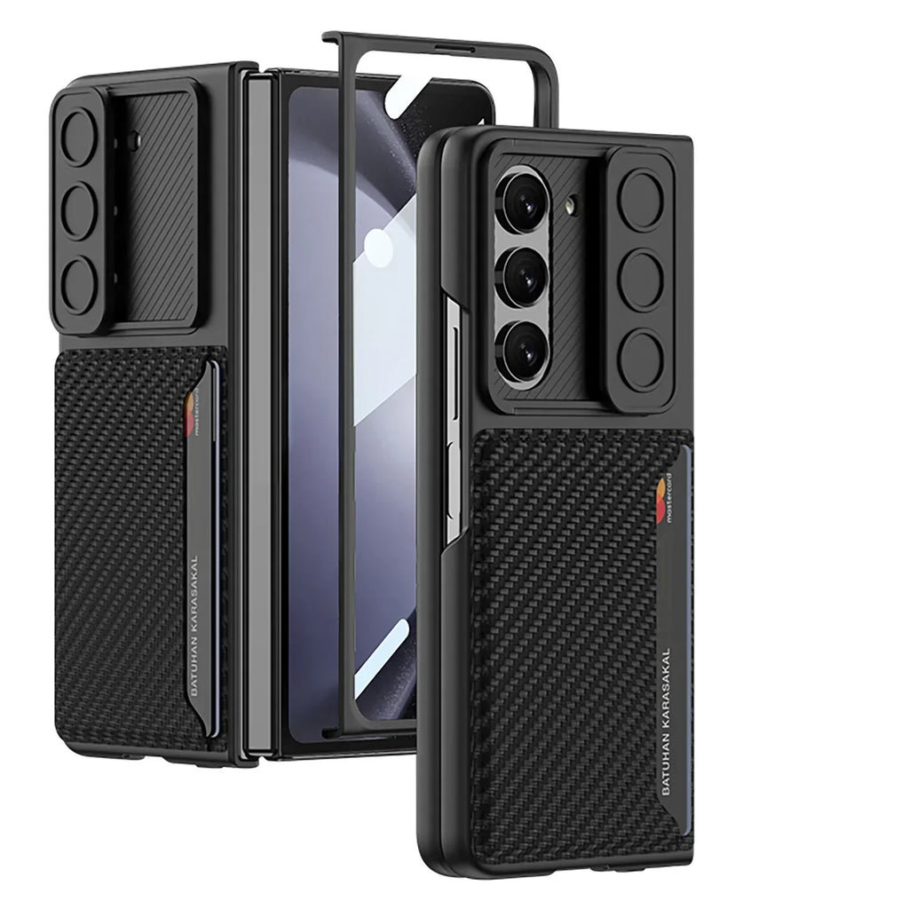 Ultra-Thin Card Holder Screen Protector Case For Samsung Z Fold 7/ 6 / 5