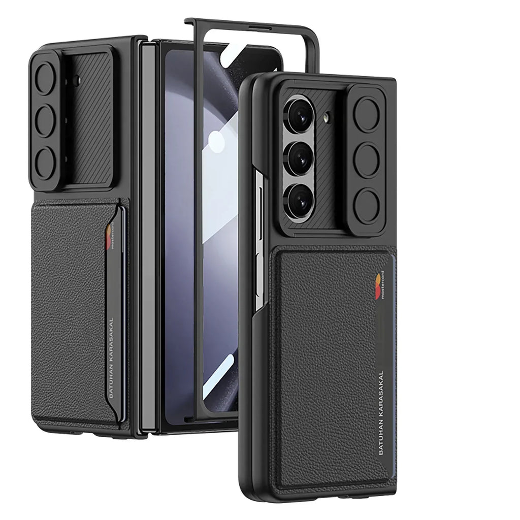 Ultra-Thin Card Holder Screen Protector Case For Samsung Z Fold 7/ 6 / 5