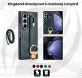 RingBand Shockproof Crossbody Lanyard leather For Samsung Z Fold 7-4